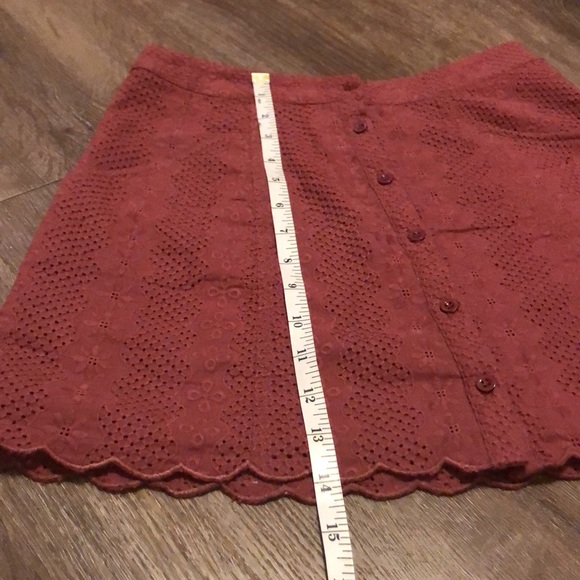 Forever 21 Pink laced mini skirt Size Small - Picture 8 of 8